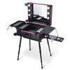 URStudio Rolling Makeup Case with Lighted Mirror Black