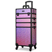 Mermaid Pink Makeup Case with Wheel 4in1 Pink