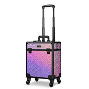 Mermaid Pink Makeup Case for Cosmetologist Makeup Hairstylist Rose