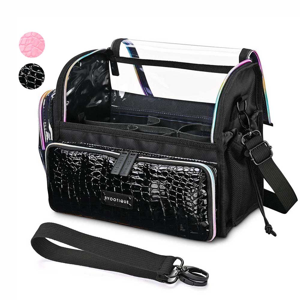 Cosmetic Essential Byootique Train – Bag Foldable Crocodile Makeup Case