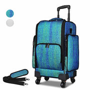 Fuhold Rolling Makeup Hairdresser Case with 8-Tray