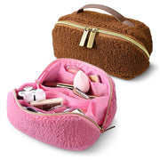 Byootique Essential Teddy Makeup Bag Plush Cosmetic Bag