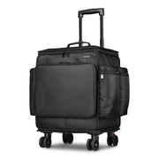 Portable HairStylist Travel Case with Wheels Black
