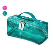 Glitter Jelly Makeup Bag Flat Cosmetic Bag