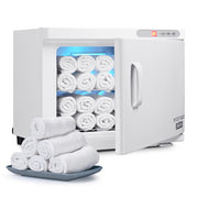 23L Towel Warmer Cabinet Hot & UV Sterilizer White