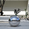 Inflatable Mirror Ball Event Party Decor (Iridescent, Gold, Silver, Black), 32in Silver