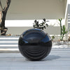 Inflatable Mirror Ball Event Party Decor (Iridescent, Gold, Silver, Black), 40in Black