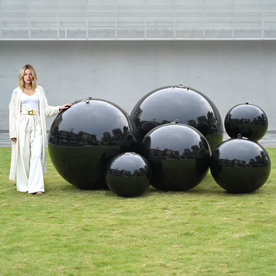Byootique Inflatable Mirror Ball Spheres with Air Pump Party Decor