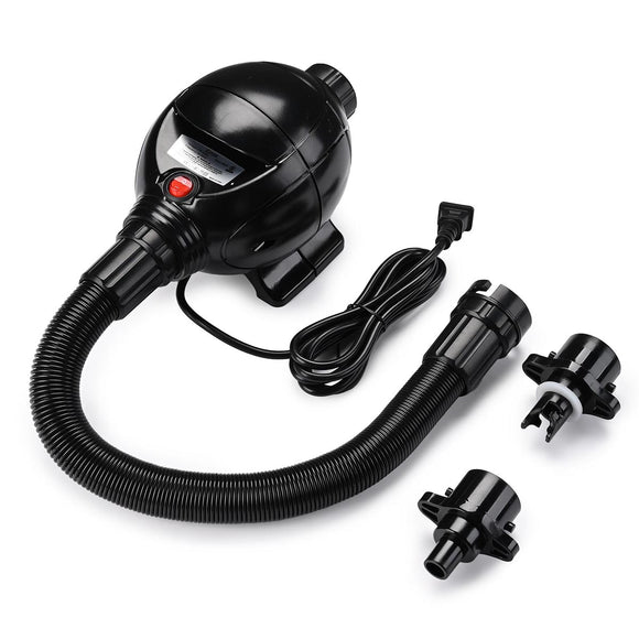 Electric Air Pump with Hose for Inflatable Mirror Balls Black