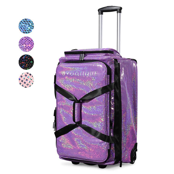 Fairy Adventure Glitter Dance Bag with Garment Rack & Wheels