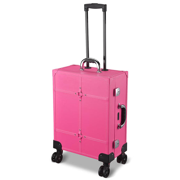 Byootique Urstudio Light Makeup Studio Rolling Cosmetic Storage Case Pink