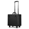 Rolling Barber Case Hair Stylist Case Cosmetic Makeup Trolley Black