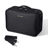 Essential 13" Cosmetic Travel Train Case Makeup Storage Divider, Black