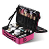 MassLux 13" Makeup Case with Divider for Travel Fuchsia