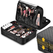 Byootique Essential 16" Cosmetic Travel Train Case Makeup Storage Divider
