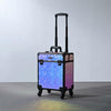 Makeup Case FuHold Cosmetology Rolling Case, Mermaid Purple