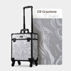 CoyoteButtes Cosmetology Rolling Makeup Case, CB Graystone