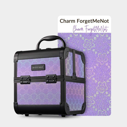 Byootique ForgetMeNot Makeup Case with Mirror & Trays