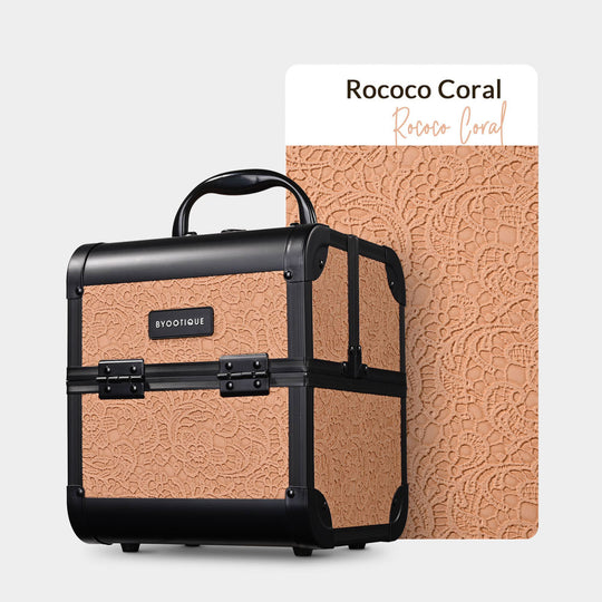 Byootique Rococo Makeup Case with Mirror & Trays