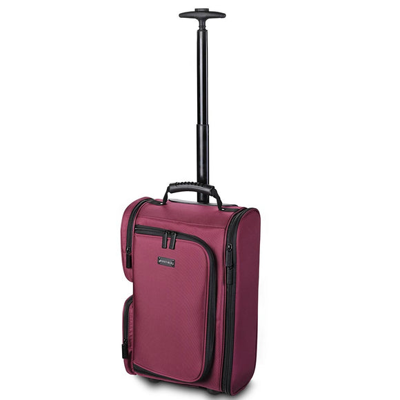 Masslux Travel Makeup Backpack Train Case Beet Red Beet Red