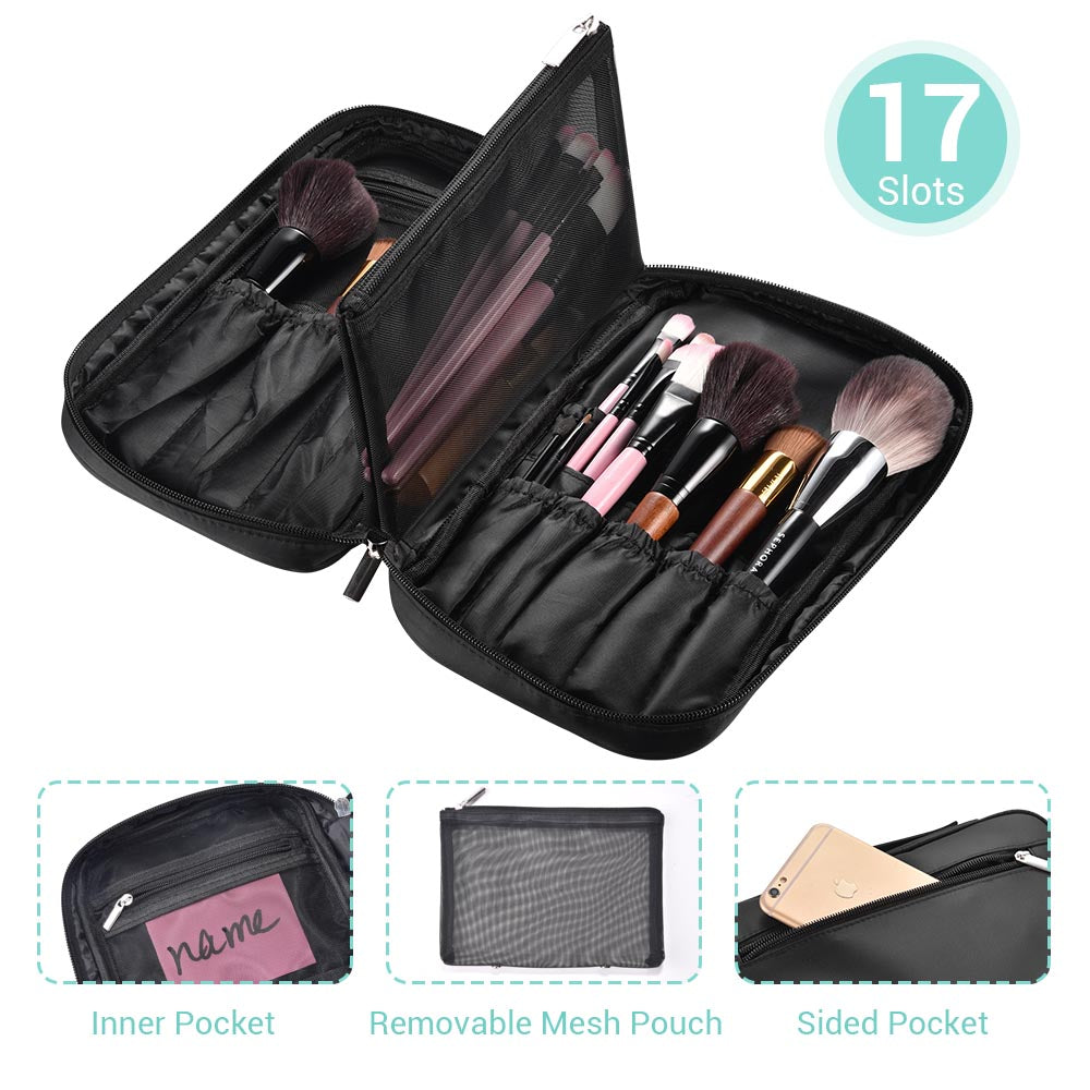 Byootique Makeup Brush Travel Storage Bag