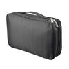 Makeup Brush Bag Organizer Holder Hand Bag Zipper 17 Slots, Black