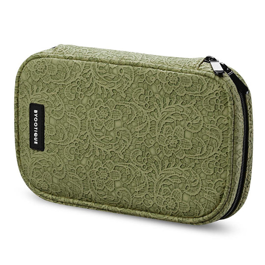 Byootique Makeup Brush Bag Organizer Holder Hand Bag Zipper 17 Slots