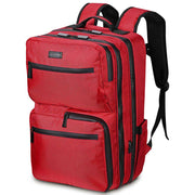 Byootique Essential Red Makeup Backpack Travel Cosmetic Storage Organizer