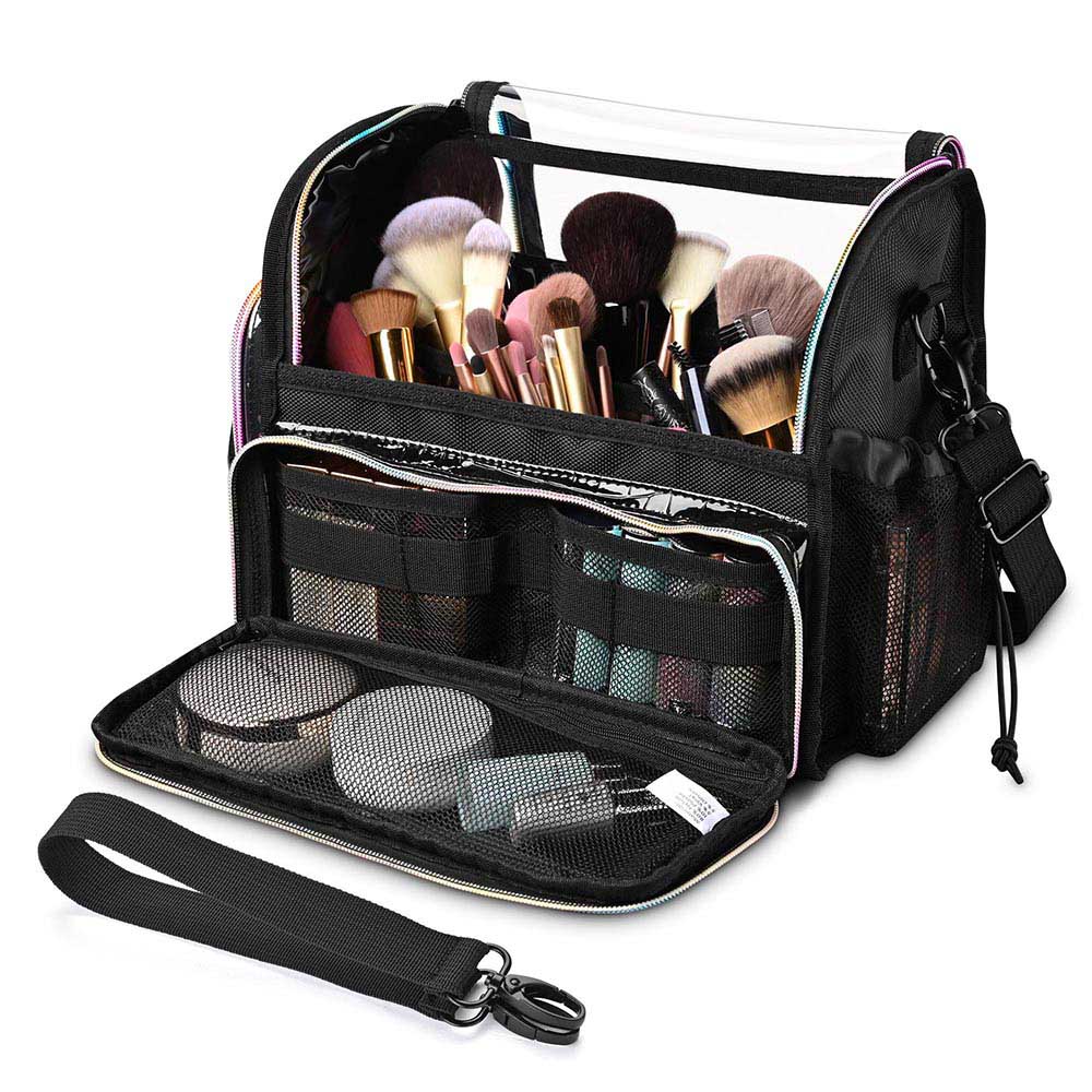 Byootique Makeup Brush Holder Case PU Cosmetic Organizer Travel