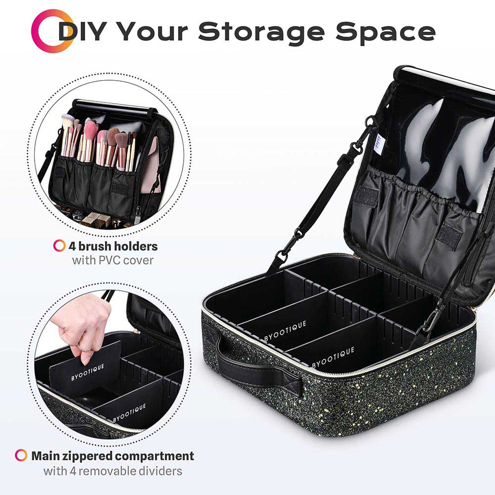 Byootique Makeup Brush Bag Foldable Holder Organizer Portable Travel Artist  Case, 1 - City Market