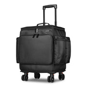 Portable HairStylist Travel Case with Wheels Black