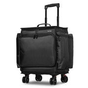 Portable HairStylist Travel Case with Wheels Black