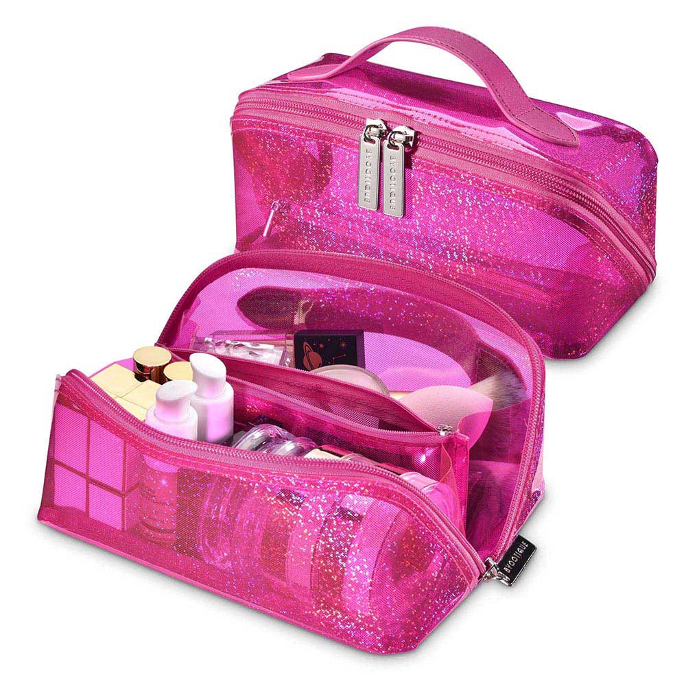 Byootique Glitter Jelly Makeup Bag Flat Cosmetic Bag