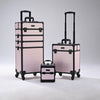 Art Deco Makeup Case Set of 3, AD Tyrian