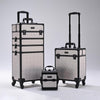 Art Deco Makeup Case Set of 3, AD Graphite