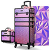 Mermaid Rolling Makeup Case - Set of 2, Mermaid Pink