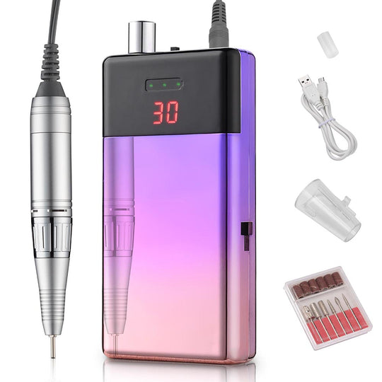 Byootique Portable Electric Nail File Machine Kit Acrylic Nails