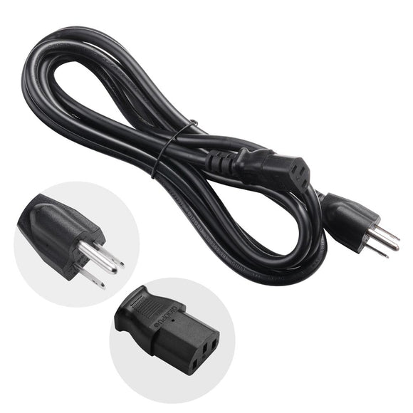 Byootique Power Cord Ul 3-Prong 16Awg 7.5Ft Cable For US Plug